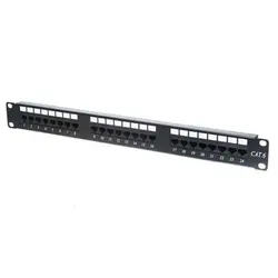پچ پنل 24 پورت CAT6 ای ام پی AMP PATCH PANEL Cat6 UTP - الرت ایران | فروشگاه دوربین مداربسته و دزدگیر اماکن