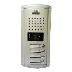 پنل آیفون تصویری تابا سپهر 1840 - چهار واحدی - الرت ایران | فروشگاه دوربین مداربسته و دزدگیر اماکن