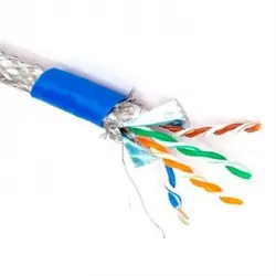 کابل شبکه CAT6 SFTP رسانت RESANET لگراند - CCA - فویلدار - شیلددار قرقره 500 متر - الرت ایران | فروشگاه دوربین مداربسته و دزدگیر اماکن