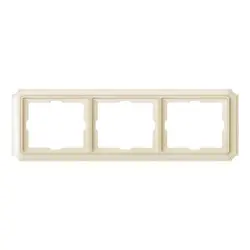 کادر سه خانه آنتیک ترموپلاستیک سیستم D کرم اشنایدر MTN483344 - الرت ایران | فروشگاه دوربین مداربسته و دزدگیر اماکن