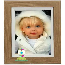 قاب عکس فانتزی تخت لبه دار چوبی