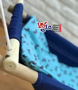 گهواره سنتی نی نی مون مدل دل آرام طرح لاوین
