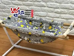 گهواره سنتی نی نی مون مدل دل آرام طرح لاوین
