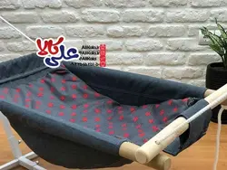 گهواره سنتی نی نی مون مدل دل آرام طرح لاوین