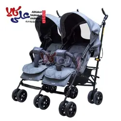 قیمت و خرید ارزان کالسکه دوقلو عصایی دیبا پلاس دلیجان | علی‌کالا