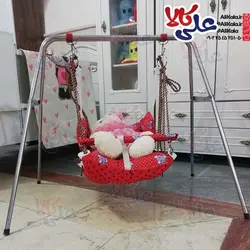 تاب ریلکسی پارچه ای به همراه پایه فلزی