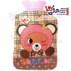 کیسه آب گرم کاور مخمل چاپی سایز کوچک AK03