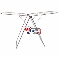 بند رخت فلزی طرح استیل بزرگ کد 01