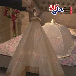 پشه بند کودک مدل چتری 4 میل حریر