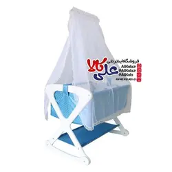 گهواره چوبی کودک مدل پاپیون