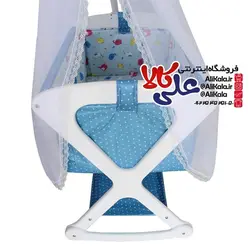 گهواره چوبی کودک مدل پاپیون