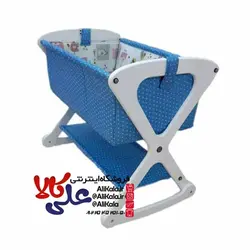 گهواره چوبی کودک مدل پاپیون