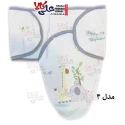 قنداق چسبی نوزاد طرح عروسکی