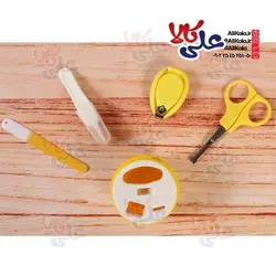 ست ناخن گیر و قیچی و سوهان نوزاد قابدار اویت کد 02