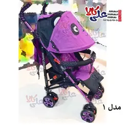 کالسکه دسته عصایی مدل مسافرتی هلو بیبی کد ۳۰۷