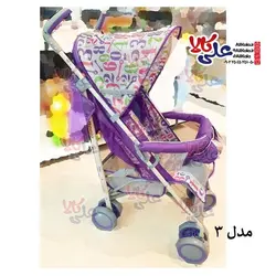 کالسکه دسته عصایی مدل مسافرتی هلو بیبی کد ۳۰۷