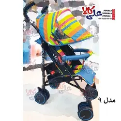 کالسکه دسته عصایی مدل مسافرتی هلو بیبی کد ۳۰۷