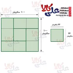 کفپوش و تشک بازی فومی پازلی طرح اعداد لاتین