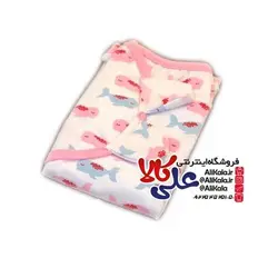 قنداق چسبی نوزاد کارامل طرح دخترانه
