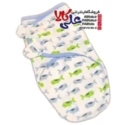 قنداق چسبی نوزاد کارامل طرح پسرانه