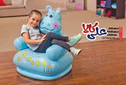 مبل بادی کودک اینتکس طرح اسب آبی