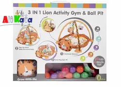 تشک بازی و استخر توپ طرح شیر 3In1Lion کد1841