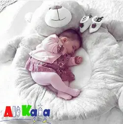 تشک لبه دار نوزاد خرسی