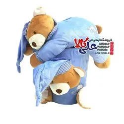 ست سطل و کاور دستمال کاغذی خرس تدی