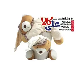 ست سطل و کاور دستمال کاغذی خرس تدی