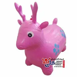 حیوانات بادی پرشی موزیکال کودک اسب بادی، گاو بادی، گوزن بادی Baby jumping animals