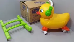 راکر و چهار چرخ کودک بیبی لند مدل چیکی جوجه اردک Duck chiki موزیکال