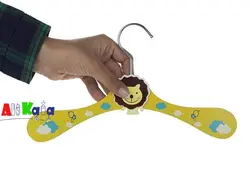 چوب لباسی کودک مدل حیوانات مجموعه 4 عددی