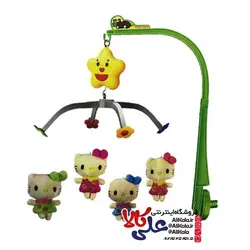 آویز تخت موزیکال طرح کیتی kitty musical mobile