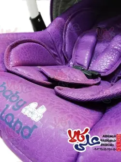 کریر بیبی لند با تشک دوبل پارچه خارجی طرح چرم