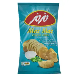 چیپس مزمز با طعم ماست و ریحان - 60 گرم