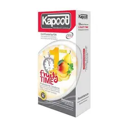 کاندوم کاپوت مدل 1Fruity Time بسته 12 عددی