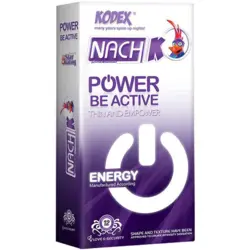 کاندوم کدکس مدل Power Be Active بسته 12 عددی