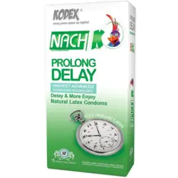 کاندوم کدکس مدل Prolong Delay بسته 12 عددی