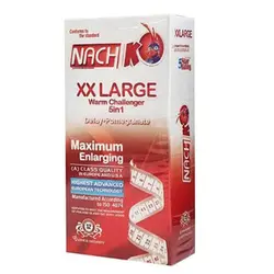 کاندوم کدکس مدل XXLarge سایز بسیار بزرگ بسته 12 عددی