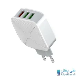 شارژر دیواری الدینیو مدل Ldinio A3310 با کابل تایپ سی