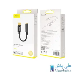 مبدل Usb-C به Aux باسئوس مدل Catl54-01