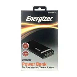 پاوربانک انرجایزر 20000 میلی آمپری اصل - خرید پاوربانک Energizer | آلمانی استور