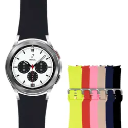 بند سیلیکونی سگکی ساعت سامسونگ Galaxy Watch 4 Classic