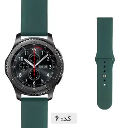 بند سیلیکونی ساعت سامسونگ Gear S3 Frontier