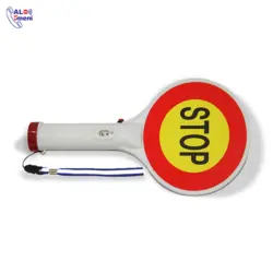 ایست دستی چراغ دار