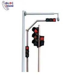 پایه چراغ راهنمایی هشت وجهی 4 متری