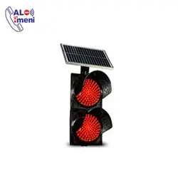 چراغ راهنمایی 2 خانه سولار