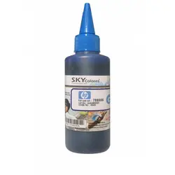 جوهر 100ml اسکای آبی اچ پی Sky 100ml ink cyan HP