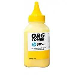تونر شارژ 90g کارتریج اچ پی 305A زرد Toner HP 305A Cartridge yellow