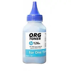 تونر یکبار شارژ کارتریج اچ پی 126A آبی Toner HP 126A Cartridge cyan